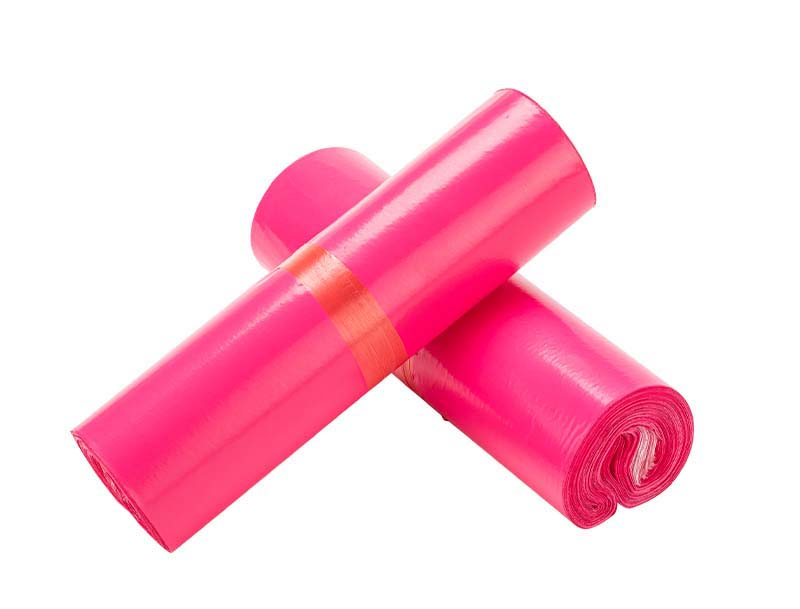 大安玫红色快递袋-02